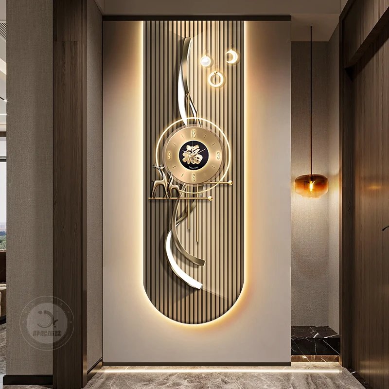 Luxury Lifestyle Aesthetics - Reloj de Pared Estético y Bonito,