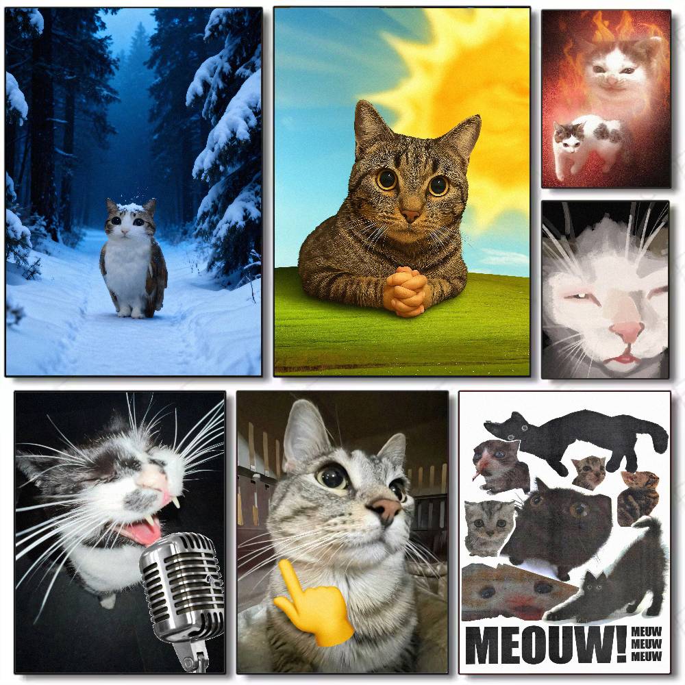 Luxury Lifestyle Wallpaper - Póster MEME de Gato, Divertido, Popular,
