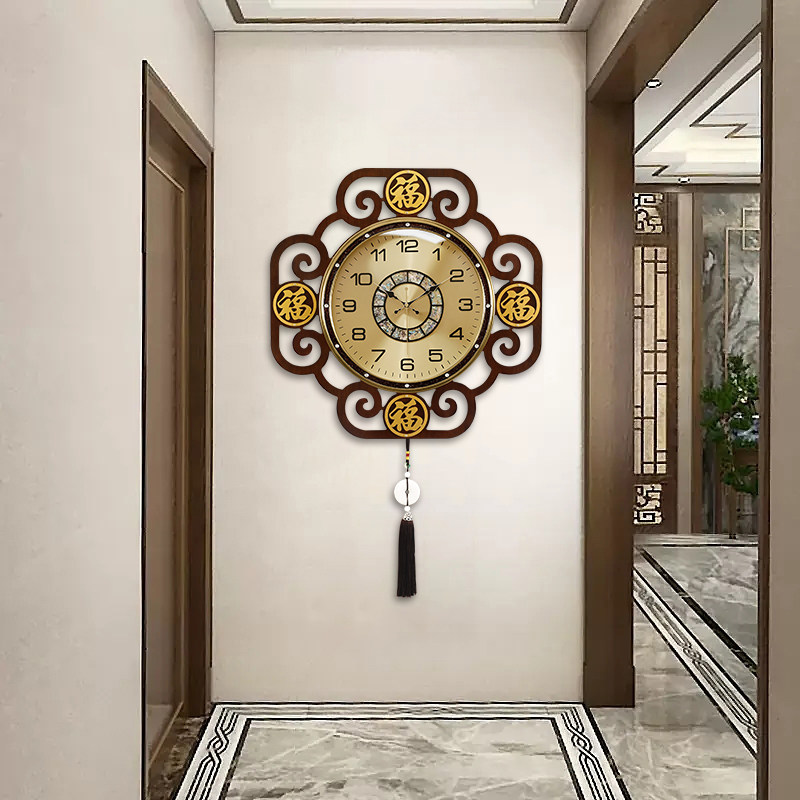 Luxury Lifestyle Aesthetics - Relojes de Pared de Estilo Chino,
