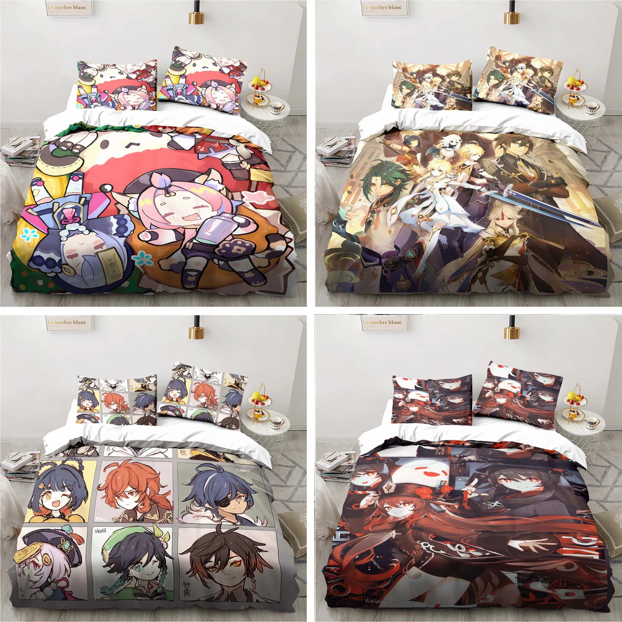 Juego de cama de dibujos anima - Linen Duvet Cover reseña y precio
