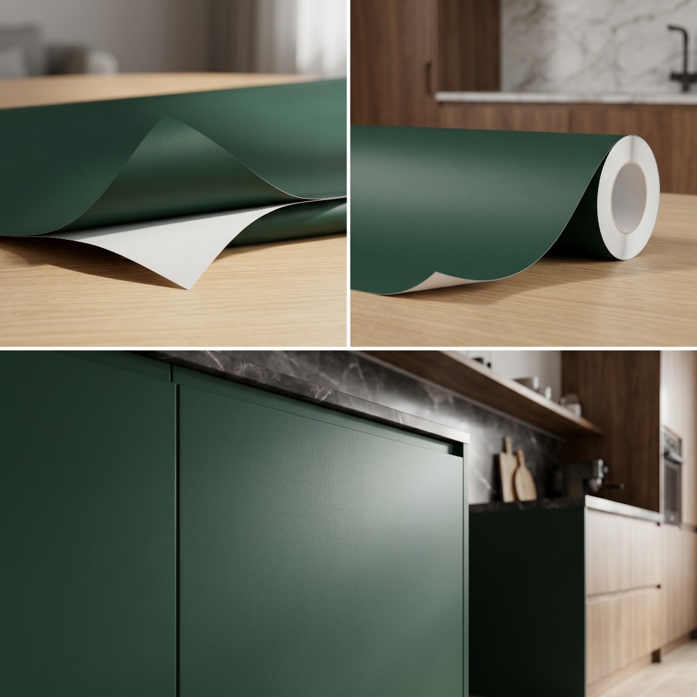 Papel Tapiz de PVC Verde Esmer - Luxury Lifestyle Wallpaper reseña y precio
