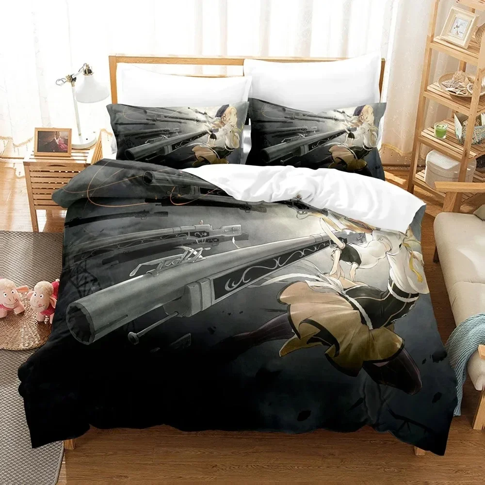 Top de moda 3D Puella Magi Mad - Linen Duvet Cover reseña y precio