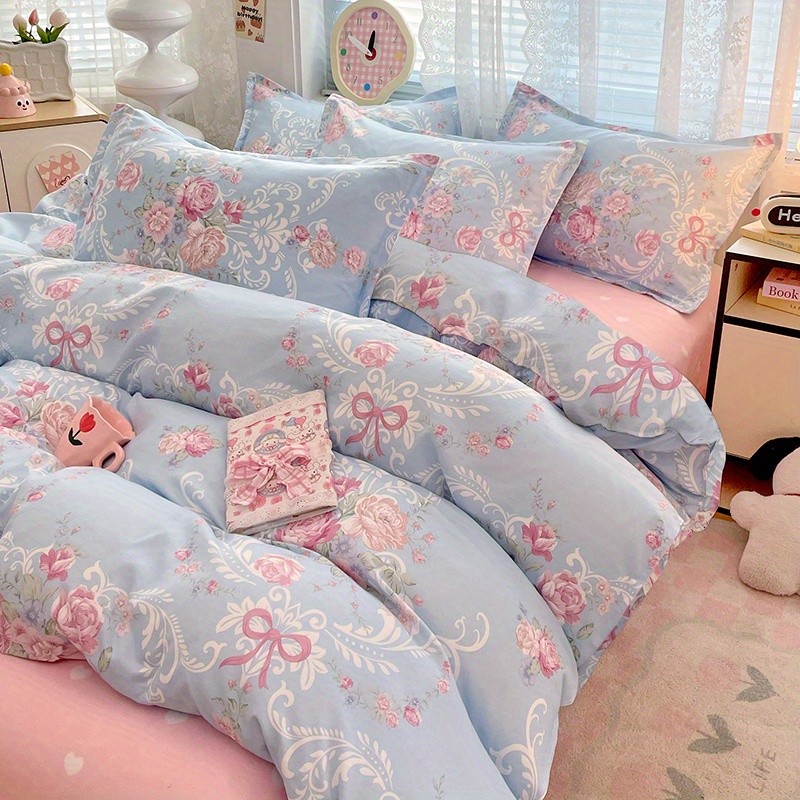 Juego de Ropa de Cama Pastoral - Linen Duvet Cover reseña y precio