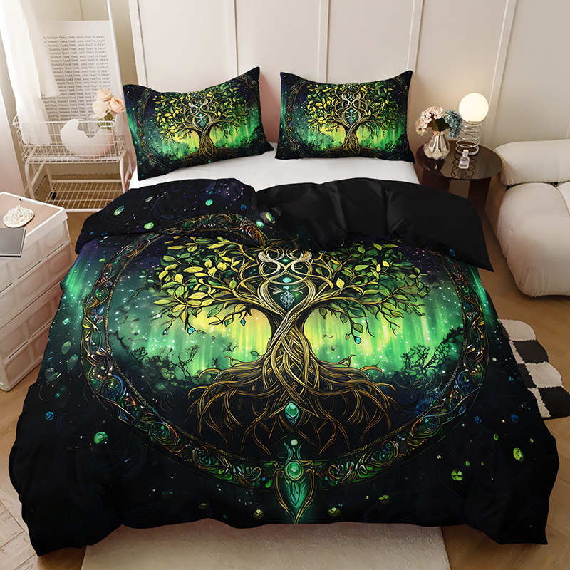 Juego de cama con luz verde mí - Luxury Lifestyle Definition reseña y precio