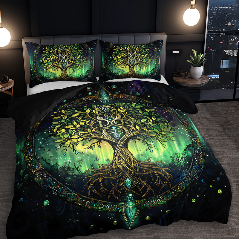 Juego de cama con luz verde mí - Luxury Lifestyle Definition reseña y precio